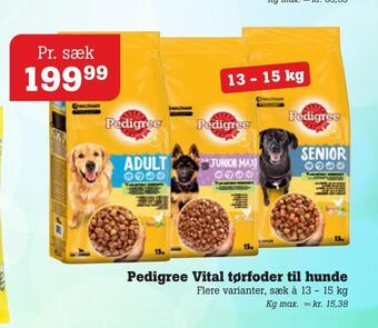 Poetzsch Padborg Pedigree vital tørfoder til hunde tilbud