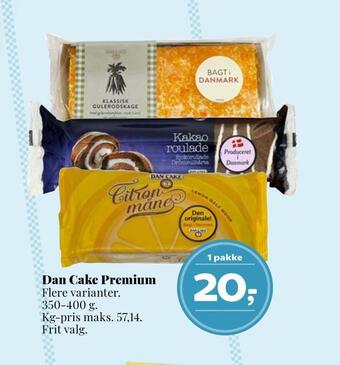 Dagli'Brugsen Dan cake premium tilbud