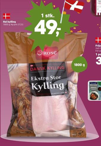 SuperBrugsen Hel kylling tilbud