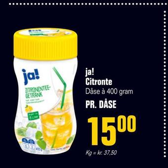 Ja! citronte