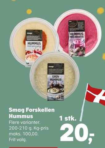 SuperBrugsen Smag forskellen hummus tilbud