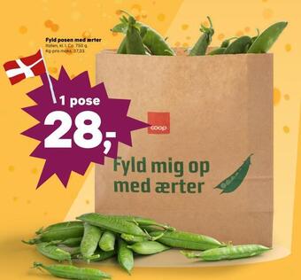 SuperBrugsen Fyld posen med ærter tilbud