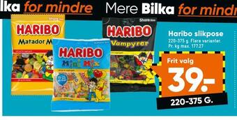 Bilka Haribo slikpose tilbud