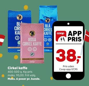 SuperBrugsen Cirkel kaffe tilbud