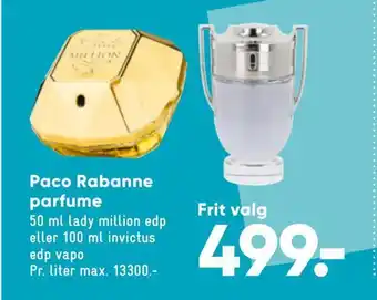 Bilka Paco rabanne parfume tilbud