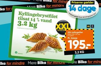 Bilka Xxl kyllingefilet tilbud