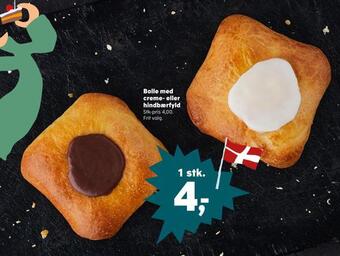 SuperBrugsen Bolle med creme- eller hindbærfyld tilbud