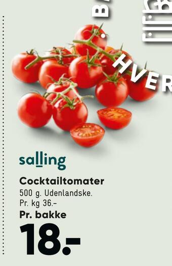 Bilka Cocktailtomater tilbud
