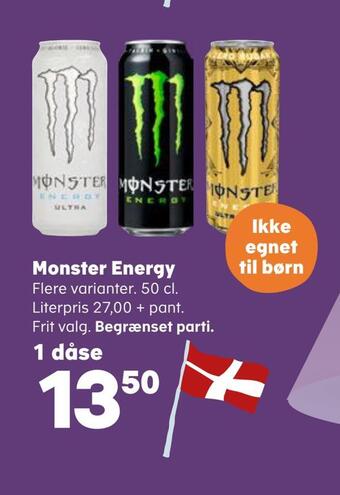 SuperBrugsen Monster energy tilbud