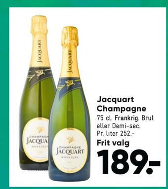 Bilka Jacquart champagne tilbud
