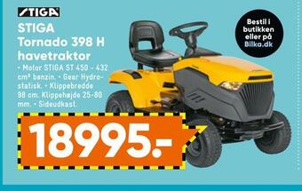 Bilka Stiga tornado 398 h havetraktor tilbud