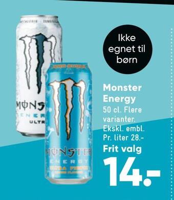 Bilka Monster energy tilbud