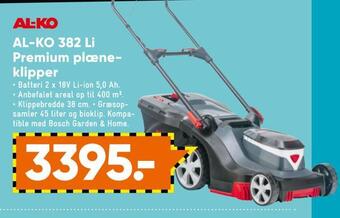 Bilka Al-ko 382 li premium plæneklipper tilbud