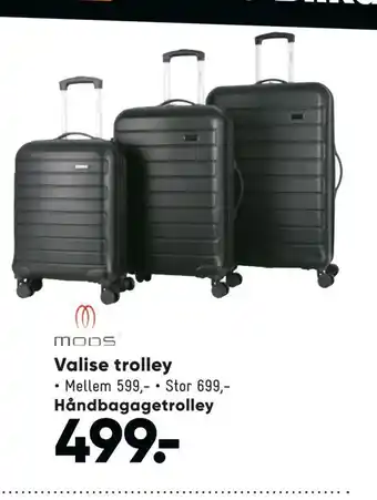 Bilka Valise trolley tilbud