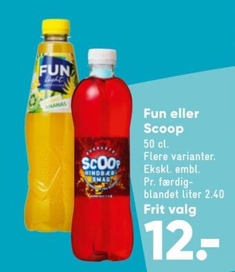 Bilka Fun eller scoop tilbud