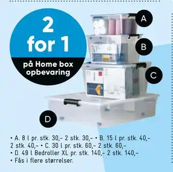 Bilka Home box opbevaring tilbud
