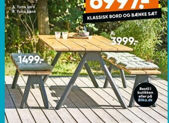 Bilka Yuma bord tilbud