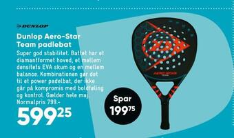 Bilka Dunlop aero-star team padlebat tilbud