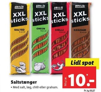Lidl Saltstænger tilbud