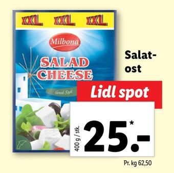Lidl Salatost tilbud