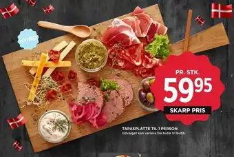 MENY Tapasplatte til 1 person tilbud