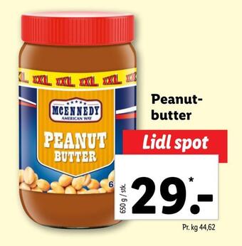 Lidl Peanutbutter tilbud