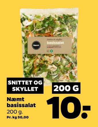 Netto Næmt basissalat tilbud