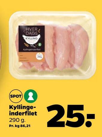 Netto Kyllinge inderfilet tilbud