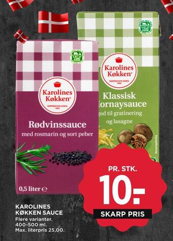 MENY Karolines køkken sauce tilbud