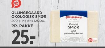 MENY Øllingegaard økologisk smør tilbud