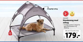 Hundeseng med soltag