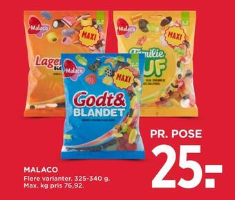 MENY Malaco tilbud
