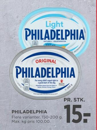 MENY Philadelphia tilbud