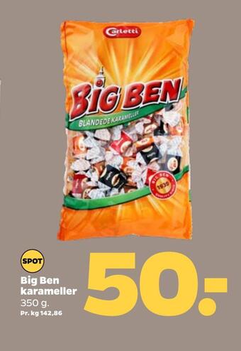 Netto Big ben karameller tilbud