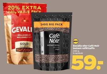 Netto Gevalia eller café noir instant refill kaffe tilbud