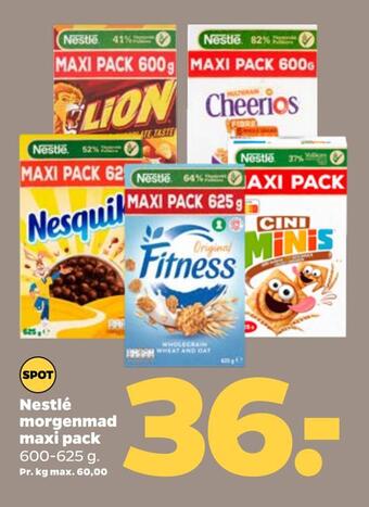 Netto Nestlé morgenmad maxi pack tilbud