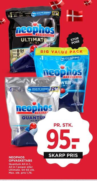 MENY Neophos opvasketabs tilbud