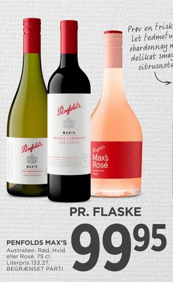 MENY Penfolds max's tilbud