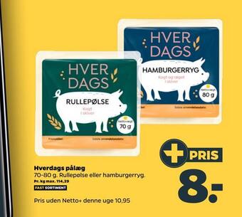 Netto Hverdags pålæg tilbud