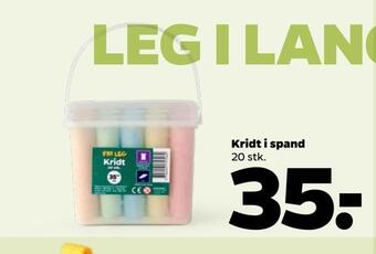 Netto Kridt i spand tilbud