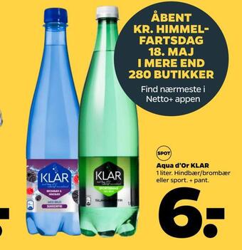 Netto Aqua d'or klar tilbud
