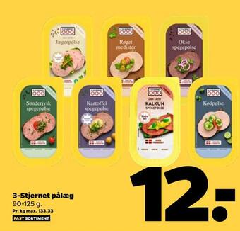 Netto 3-stjernet pålæg tilbud