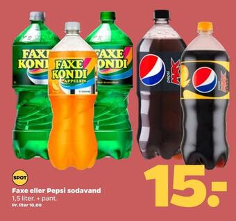 Netto Faxe eller pepsi sodavand tilbud