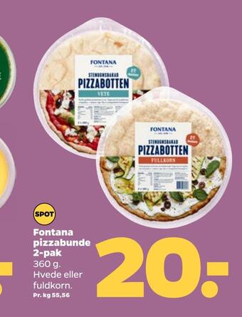 Netto Fontana pizzabunde 2-pak tilbud