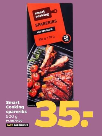 Netto Smart cooking spareribs tilbud