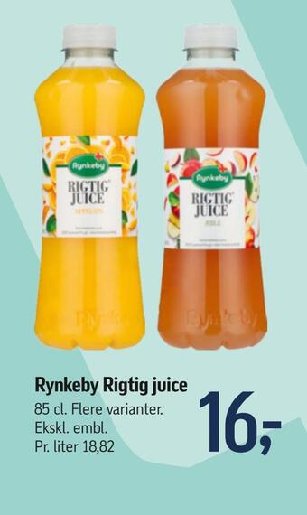 Føtex Rynkeby rigtig juice tilbud