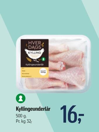 Føtex Kyllingeunderlår tilbud