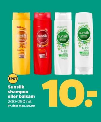 Sunsilk shampoo eller balsam