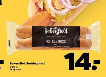 Netto Bakersfield hotdogbrød tilbud