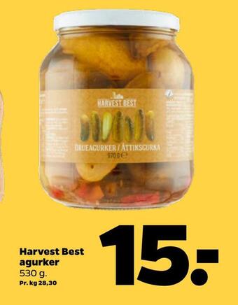 Netto Harvest best agurker tilbud